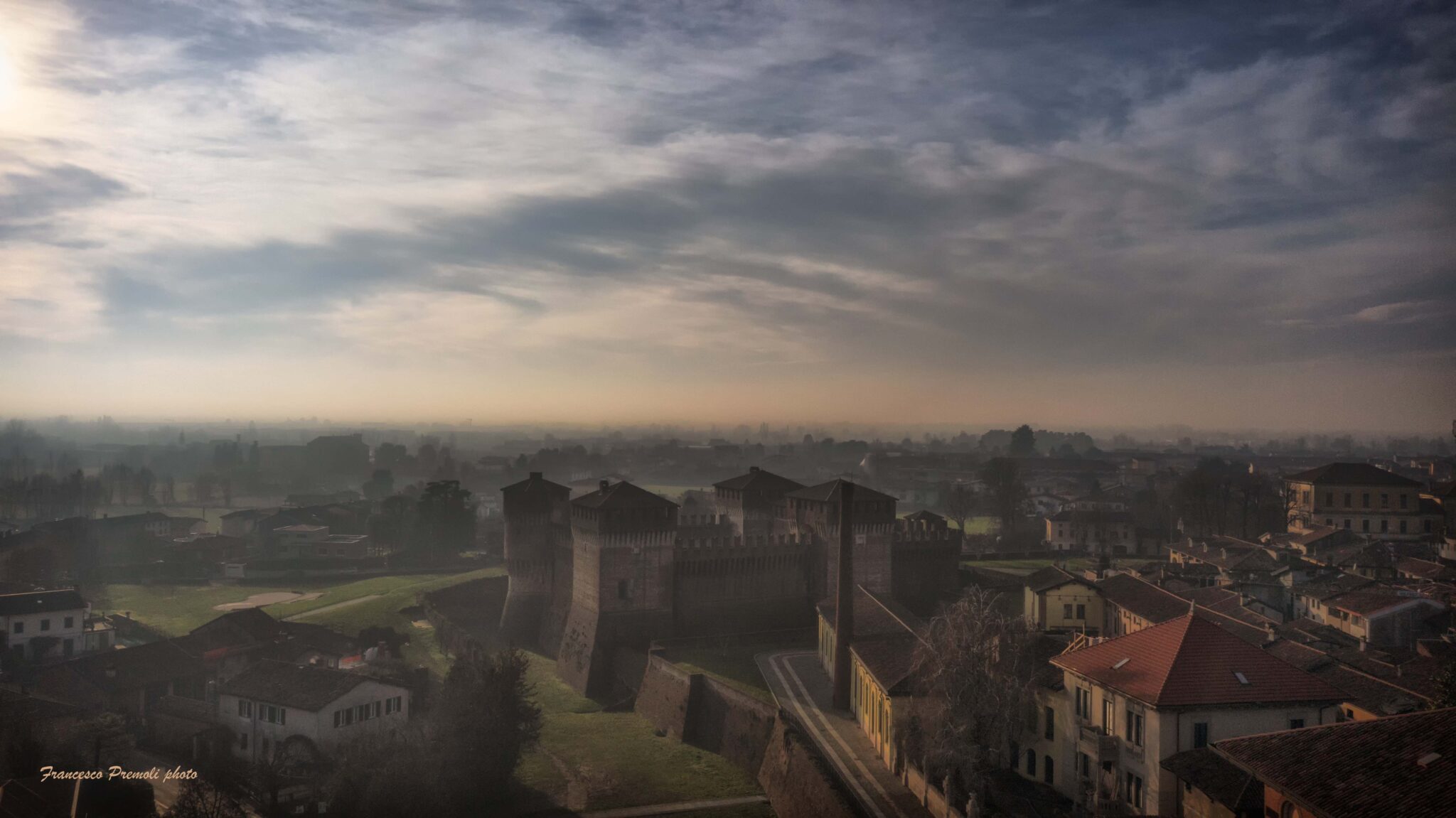 Soncino in drone photo
